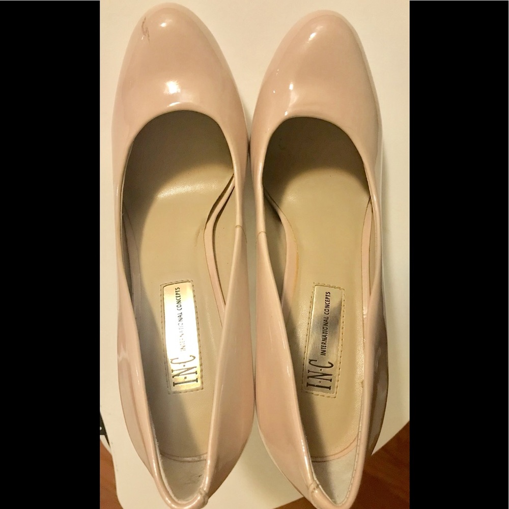 INC high heel pump in nude color size 6.5